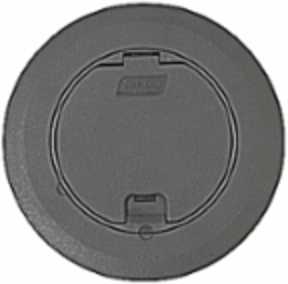 Flush Service Floor Box Cover Kit, 5-5/32 Inch Opening, Gray Non-Metallic