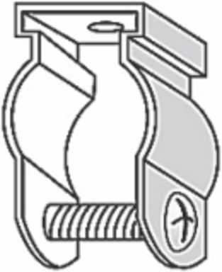 Conduit Hangers, EMT Size 1-1/4 Inch, Steel, Galvanized, For Rigid Conduit