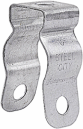 Conduit Hangers, EMT Size 1-1/4 Inch, Steel, Galvanized, For Rigid Conduit