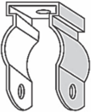 EMT and Rigid Conduit Hangers, Accommodates 1/2 Inch to 4 Inch, Steel