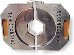 Stainless Steel Hex Die for 6 Ton Tools, 1.88x1.88x1.6 Inch Dimensions