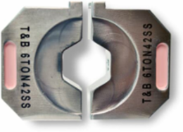 Stainless Steel 6 Ton Hex Die for 250 kcmil CU - Yellow