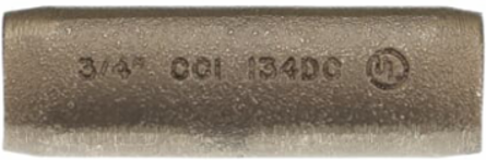 3/4 Inch Threadless Ground Rod Coupling, Copper Material