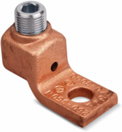 Locktite Copper Cone Screw Lug, 14-4 Conductor Range, 1/4 Inch Bolt Hole