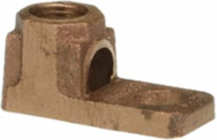Locktite Copper Cone Screw Lug 4-2/0 for 3/8 Inch Bolt, Wrench Torque 150 In/Lbs