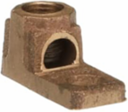 Locktite Copper Cone Screw Lug 4-2/0 for 3/8 Inch Bolt, Wrench Torque 150 In/Lbs