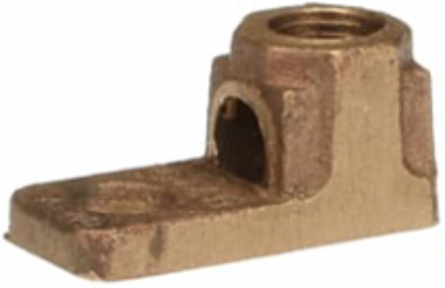 Locktite Copper Cone Screw Lug 4-2/0 for 3/8 Inch Bolt, Wrench Torque 150 In/Lbs