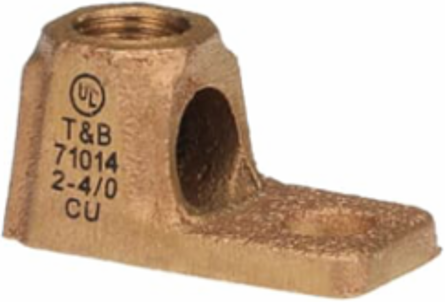 Copper Locktite Cone Screw Lug 2-4/0 Conductor Range