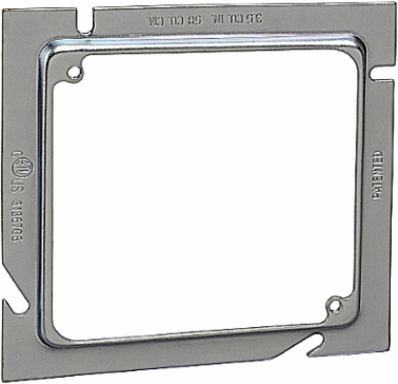 Square Extension Ring 5 Inch x 5 Inch 3.5 Cubic Inches Pre-Galvanized Steel