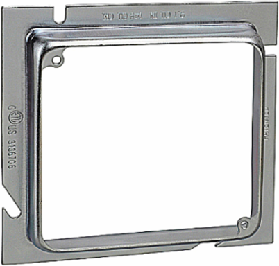 Square Box Extension Ring, 5 Inch x 5 Inch, 10.8 Cubic Inches, Steel