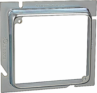 Square Box Extension Ring 5 Inch x 5 Inch, 9.1 Cubic Inch, Steel
