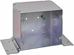 Square Outlet Box, 5 Inch x 5 Inch x 2-7/8 Inch, Steel