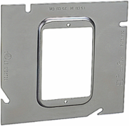 Single Gang Extension Ring, 5 Inch x 5 Inch, Steel, 1.5 Cubic Inch