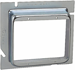 Extension Rings, 5 Inch x 5 Inch x 1 Inch Raised, 12.8 Cubic Inches, Pre-Galvanized Steel