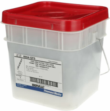 Lion Chain Bucket #3 Size, 500 Feet, Steel, Zinc Plated, 90 Pound Load Capacity