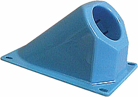 ENT Flexible Raceway 1/2 Inch Non-Metallic Blue 45 Degree Vertical Stub