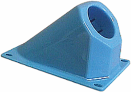 ENT Flexible Raceway 1/2 Inch Non-Metallic Blue 45 Degree Vertical Stub