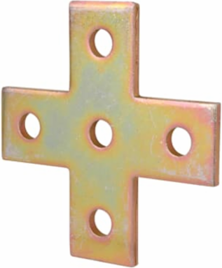 5-HOLE CROSS PLT LEN/W 5-3/8IN STL