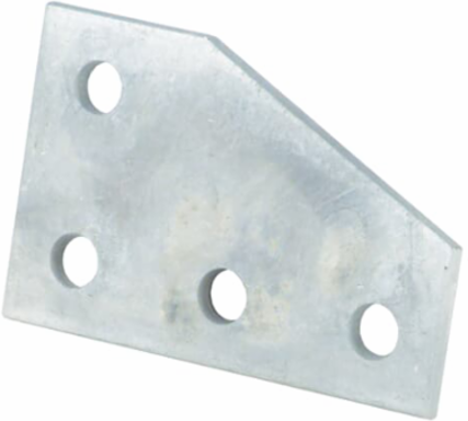 4-HOLE CRNR PLT EG STL