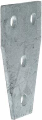 4-HOLE TEE PLT LEN5.375IN W3.5IN HD