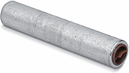 Tin-Plated Aluminum Straight Compression Splice for 2/0 Conductors, 3-11/16 Inch Long
