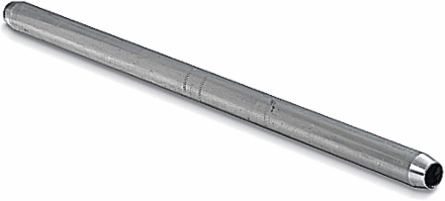 Aluminum Compression Splice - 17 Inch Long, Dual-Rated for 4 Str - 2 Str - 1/0