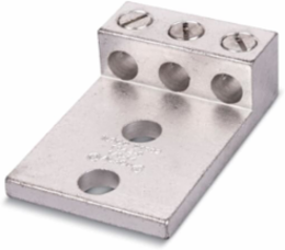 Aluminum 3-Conductor Two-Hole Mount Connector, Max 2 Str., Min 14 AWG