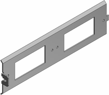 P-6-GFCI Access Floor Module Cover, Galvanized Steel, 45 Degree