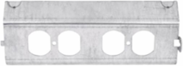 Access Floor Module Cover, 8-15/16 Inch Length, Galvanized Steel, Double Duplex
