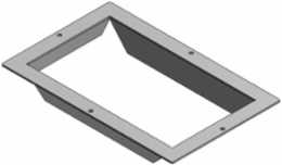Access Floor Module Mounting Flange, Steel Material
