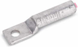 Tin-Plated Aluminum Compression Lug One Hole, 2-5/8 Inch Long, 3/4 Inch Wide, 3/8 Inch Bolt Size