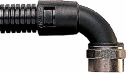 90 Degree Conduit Fitting, 13mm, M16 Thread, Polyamide, IP66