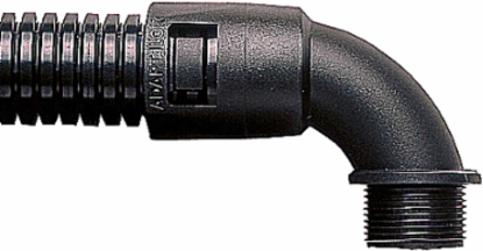 90 Degree Panel Mounting Flange, 34mm Nominal Diameter, M32 Thread, IP66
