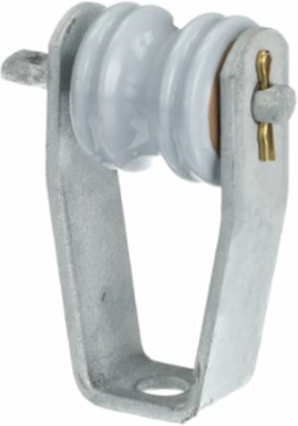 CLEVIS 100A 4-3/16X2-1/8 W/INSULATO