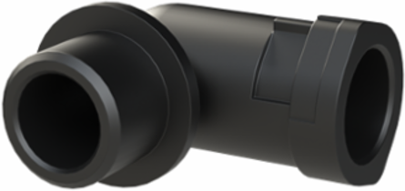 CONDUIT FTNG 90D M16 NW10 IP66 BLK