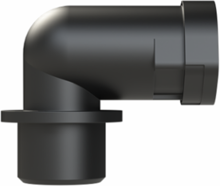 CONDUIT FTNG 90D M16 NW10 IP66 BLK