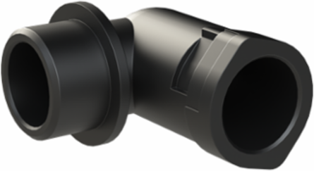 CONDUIT FTNG 90D M20 NW12 IP66 BLK