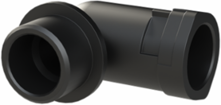 CONDUIT FTNG 90D M20 NW12 IP66 BLK