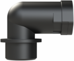 CONDUIT FTNG 90D M20 NW12 IP66 BLK