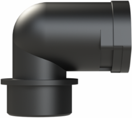 CONDUIT FTNG 90D M32 NW23 IP66 BLK