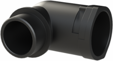 CONDUIT FTNG 90D M32 NW29 IP66 BLK