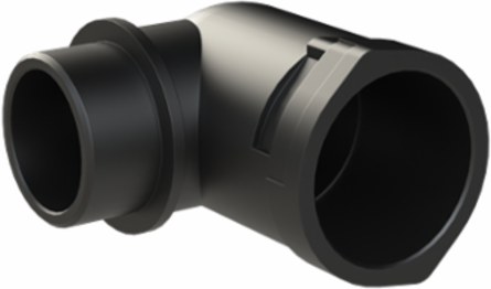 CONDUIT FTNG 90D M32 NW29 IP66 BLK
