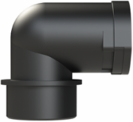 CONDUIT FTNG 90D M40 NW29 IP66 BLK
