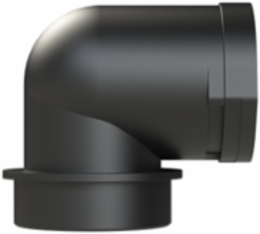 CONDUIT FTNG 90D M63 NW48 IP66 BLK