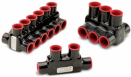 AMT 2 Port PVC Connector, 250 kcmil-6 Str, 600 V, Black Insulation