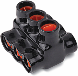 AMT Connector 3 Multi-Port PVC, 3.09 Inch Length, 600V, Black