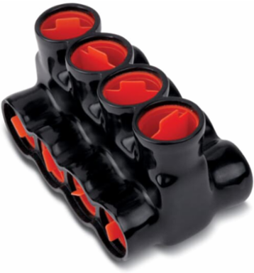 Aluminum Multi-Port Connector 4-Port, 600V, PVC Insulated