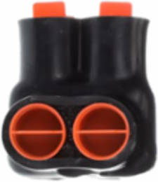 2-Port PVC Multi Tap Connector, 250 kcmil-6 Str, 2.12 Inch Length, 600 V