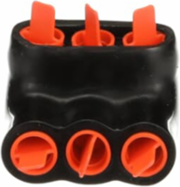 AMT 3 Multi-Port PVC Connector, 600 V, 1.63 Inch Length, 4-14 Wire Range