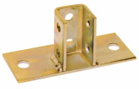 FL SIDE POST BASE CONN HT 3.5IN STL